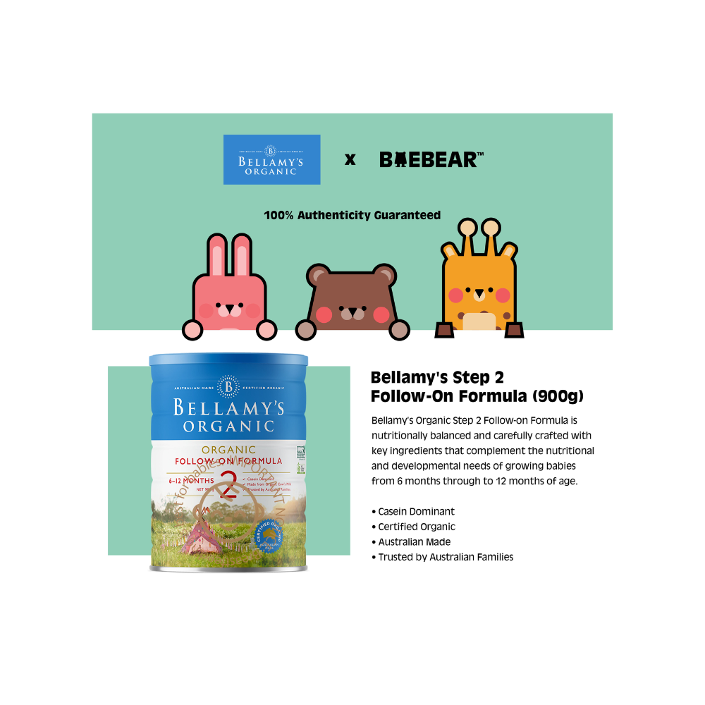 Bellamy's Organic Follow-On Formula Step 2, 900g