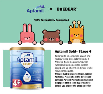 [Bundle of 3] Aptamil® Gold+ Premium Nutritional Supplement Stage 4, 900g