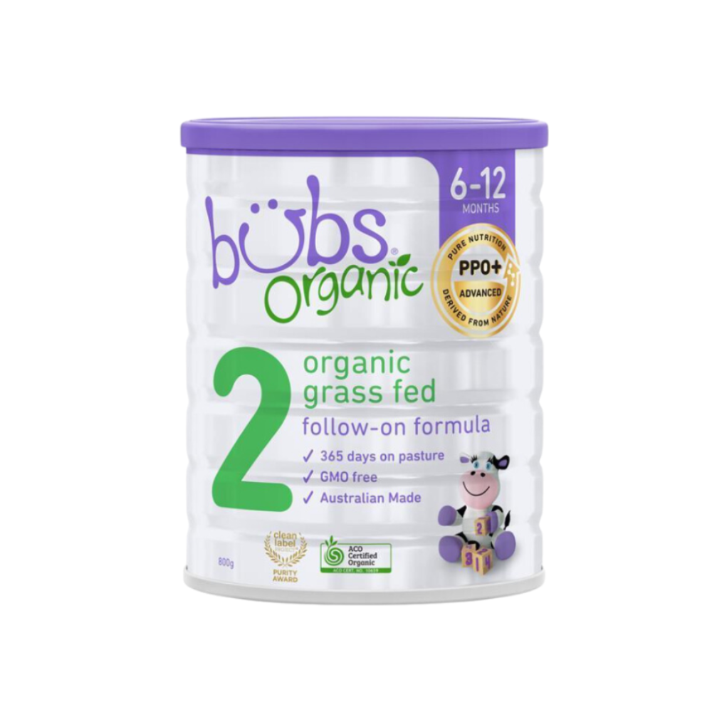 Bubs Goat Organic Grass Fed Follow-on Milk Formula Stage 2, 800g