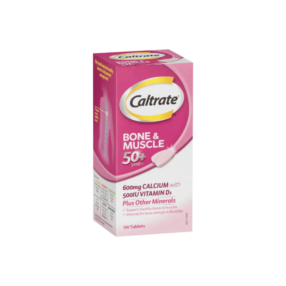 Caltrate Bone & Muscle 50+ Years 100 Tablets