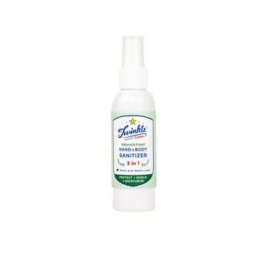 Twinkle Clean 3-in-1 Hand & Body Sanitizer Scented, 100ml