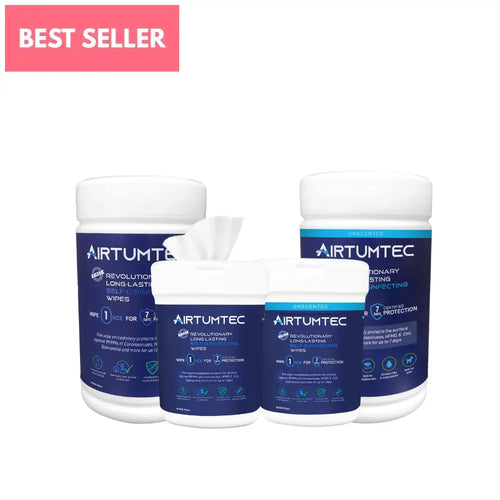 AirTumtec Long Lasting Self Disinfecting Wipes 80 | 40 sheets