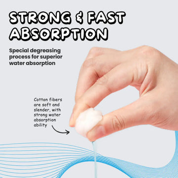 Baebear Baby Cotton Balls (100pcs/Bag)