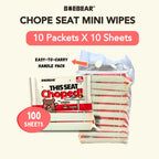 Baebear Premium Mini Chope Seat Wet Wipes 10s x 40 Packs 10sx10 Packs (1 BAG)