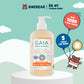 GAIA Organic Baby Bath & Body Wash | Hair & Body Wash | 2 in 1 Shampoo | Sleeptime Bath Wash, 500ml