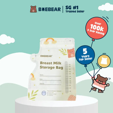 [Bundle of 10] BAEBEAR Breast Milk Storage Bag, 250ml | 100 pcs