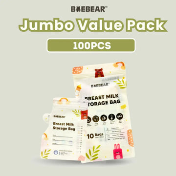 [Bundle of 10] BAEBEAR Breast Milk Storage Bag, 250ml | 100 pcs