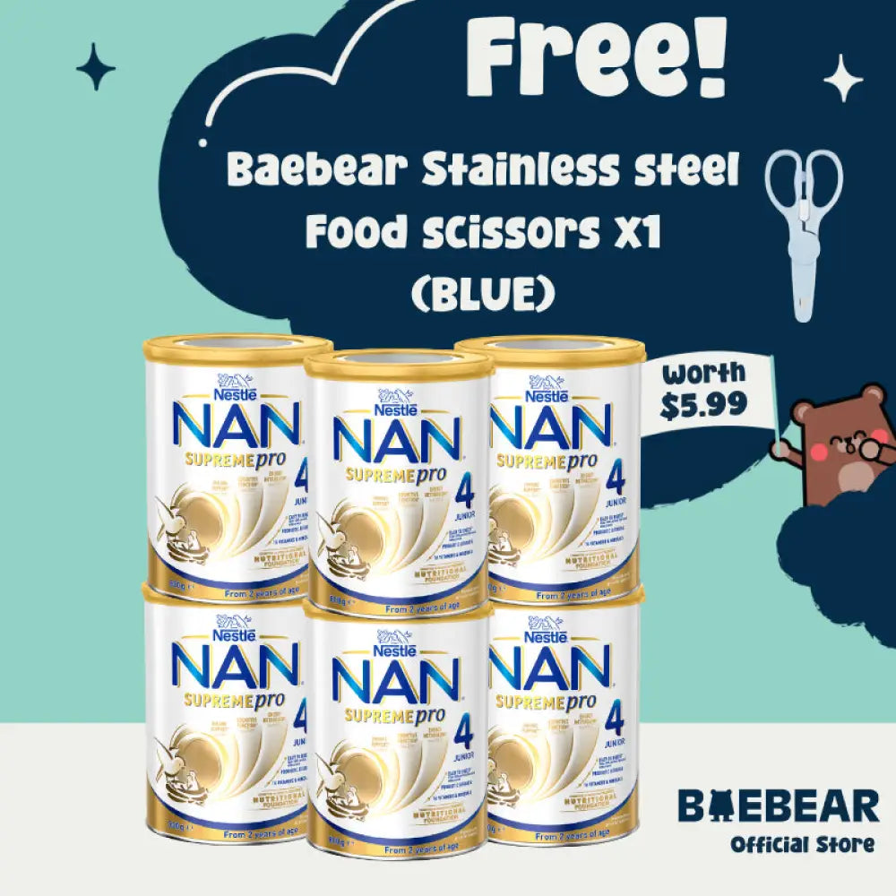 (Bundle of 6) Nestle NAN HA SUPREME 4 800g Sup4 x6TIN(BlueScis)