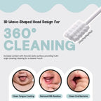 Disposable Baby Oral Cleaner 30pcs | Infant 36 Months Teeth & Tongue Coating / Toothbrush Swab 30 Sticks