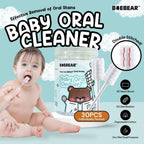 Disposable Baby Oral Cleaner 30pcs | Infant 36 Months Teeth & Tongue Coating / Toothbrush Swab 30 Sticks