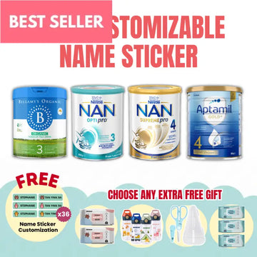 [FREE CUSTOMIZABLE NAME STICKER] Bundle of 6 Milk Powder