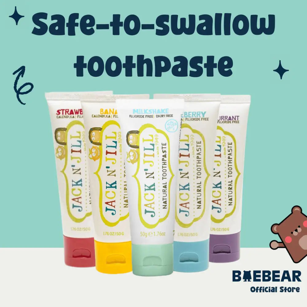 Jack N Jill Certified Organic Kids NATURAL CALENDULA Toothpaste I Toothbrush | Rinse cup (SG)