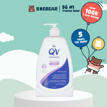 QV Ceramides Moisturising Lotion, Cleanser, Cream 350g | 500 | 1.25kg