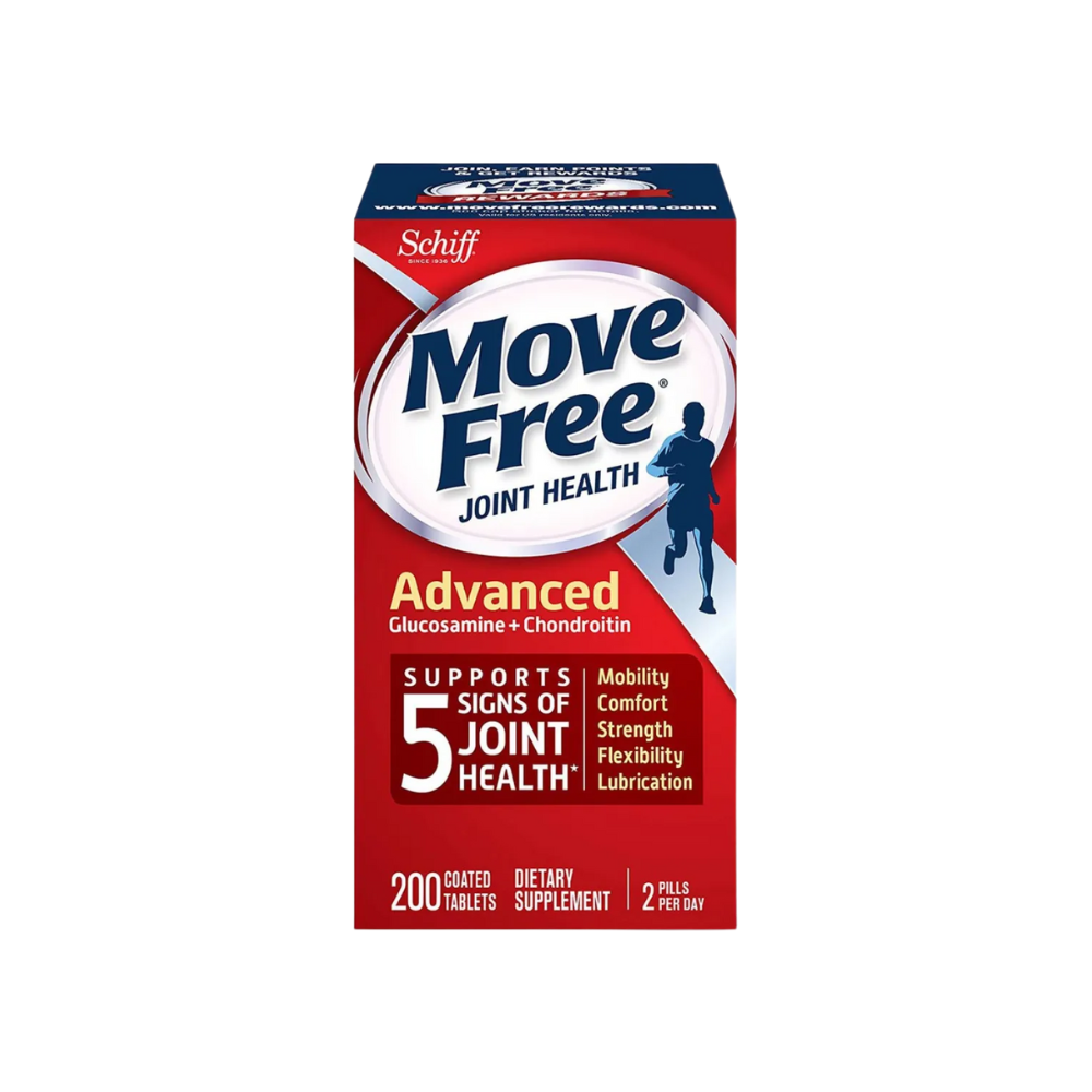 Schiff Move Free Advanced Joint Health Supplement with Glucosamine and Chondroitin, 80 Tablets