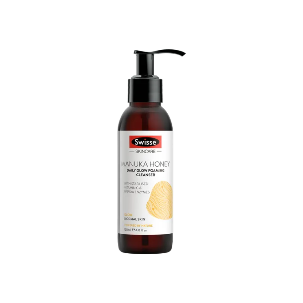 Swisse Manuka Honey Daily Glow Foaming Cleanser (120 ml)