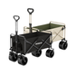 Baebear Wagon Trolley Cart 300L Extra Capacity Camping Trolley |  Foldable Shopping Cart | Extra Big Wheel 10cm