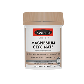 SWISSE ULTIBOOST MAGNESIUM GLYCINATE 120 TABS