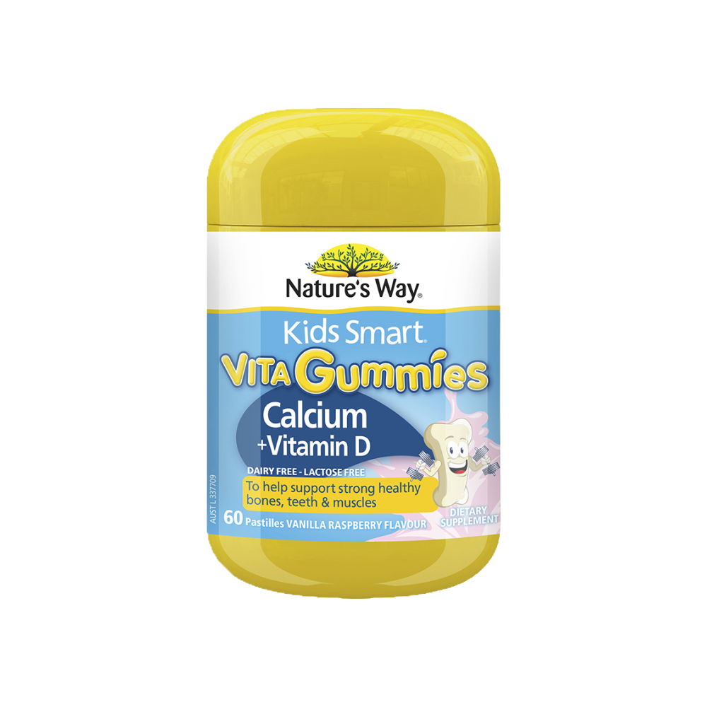 Nature's Way Kids Smart Vita Gummies Calcium + Vitamin D, 60S