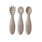Baebear 3-Pk Baby Self-Feeding Silicone Pre-Spoons, 7 Colours