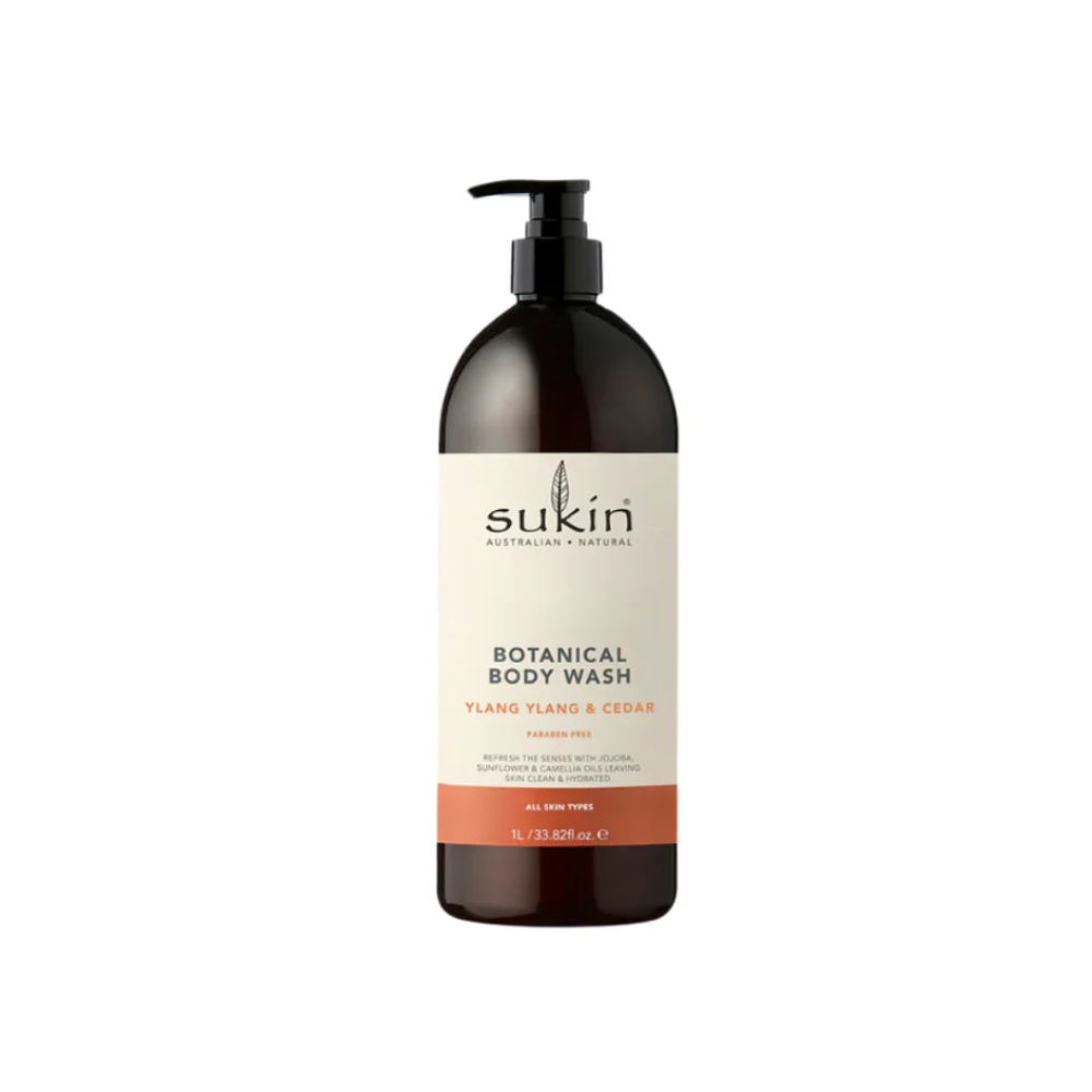 Sukin Ylang Ylang Body Wash, 1L