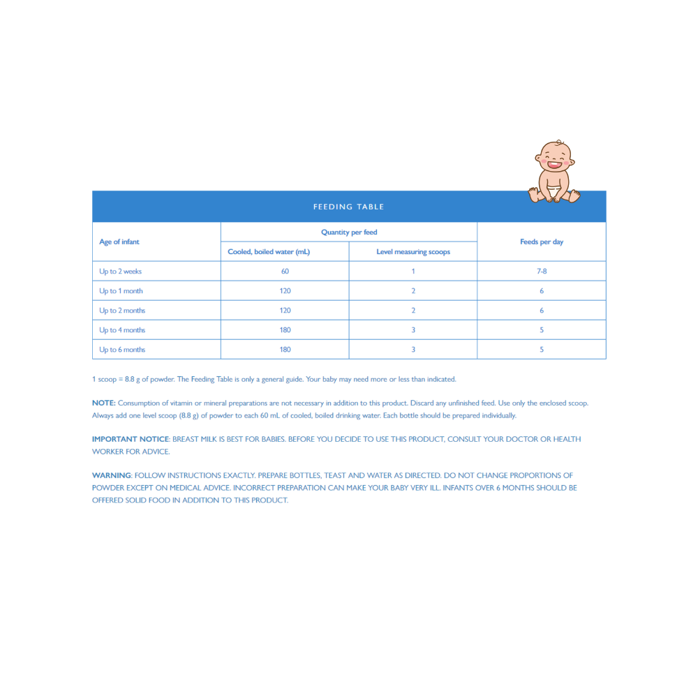 Bellamy's Organic Infant Milk Formula Step 1, 900g
