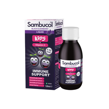 Sambucol Kids Formula Vitamin C, UK Version 120ml (1-12 Years)