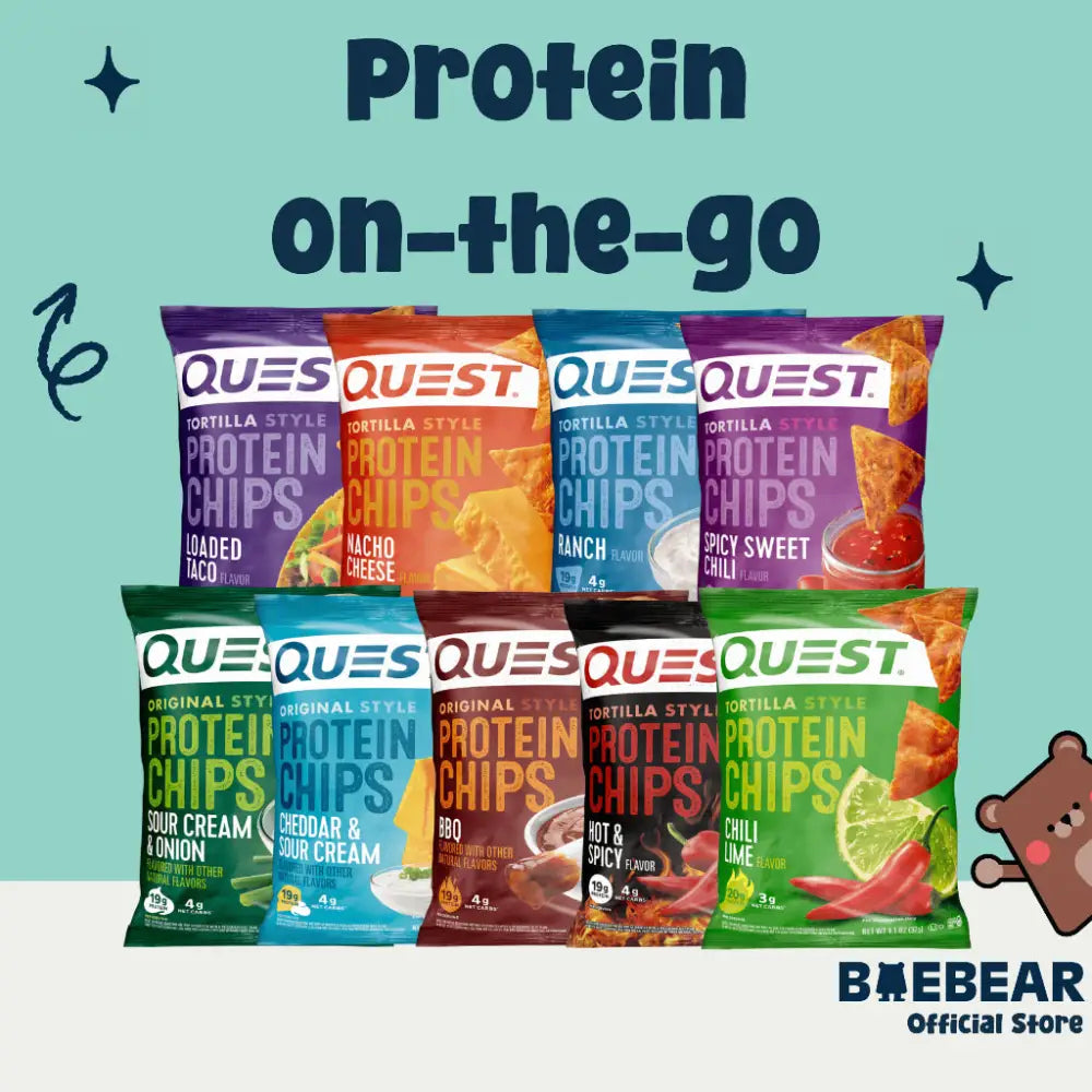Quest Protein Chips 4g (Nancho Cheese | Sour Cream | BBQ | Chili Lime | Spicy Sweet)