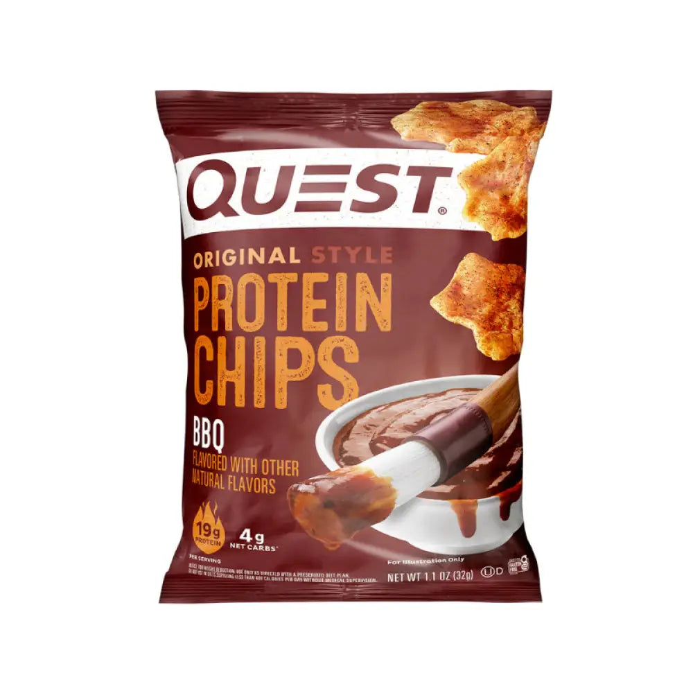 Quest Protein Chips 4g (Nancho Cheese | Sour Cream | BBQ | Chili Lime | Spicy Sweet) BBQ Chips