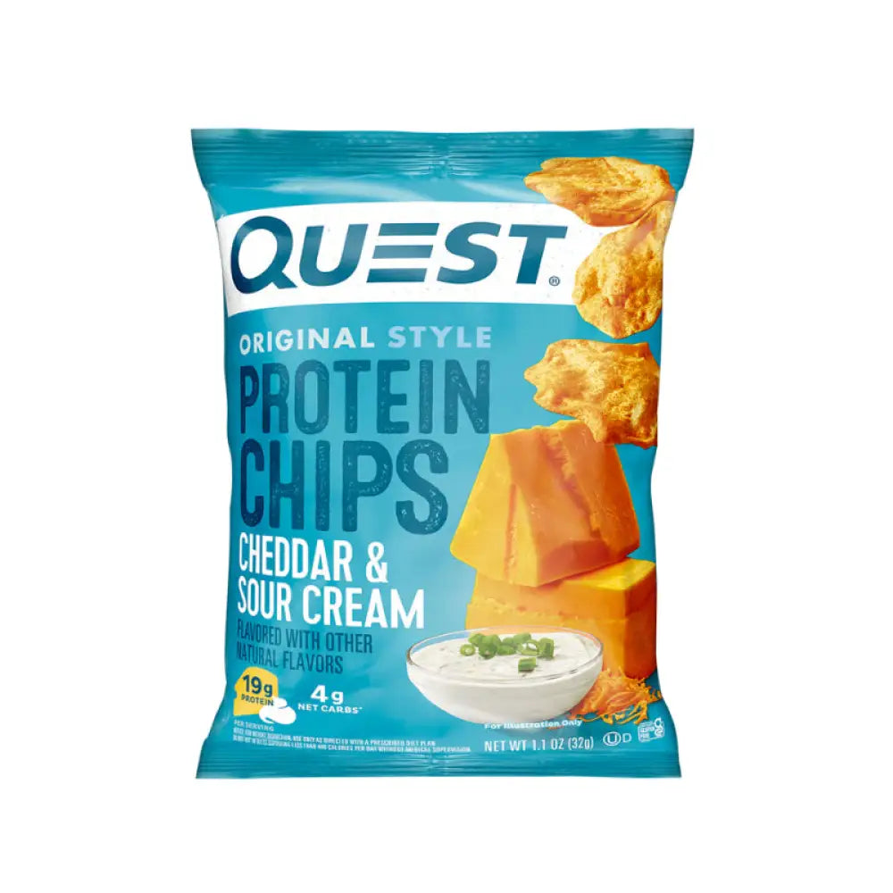 Quest Protein Chips 4g (Nancho Cheese | Sour Cream | BBQ | Chili Lime | Spicy Sweet) Cheddr&SourCrm Chips