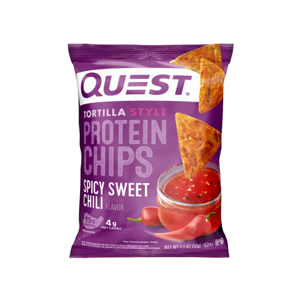 Quest Protein Chips 4g (Nancho Cheese | Sour Cream | BBQ | Chili Lime | Spicy Sweet) Sweet Chilli Chips