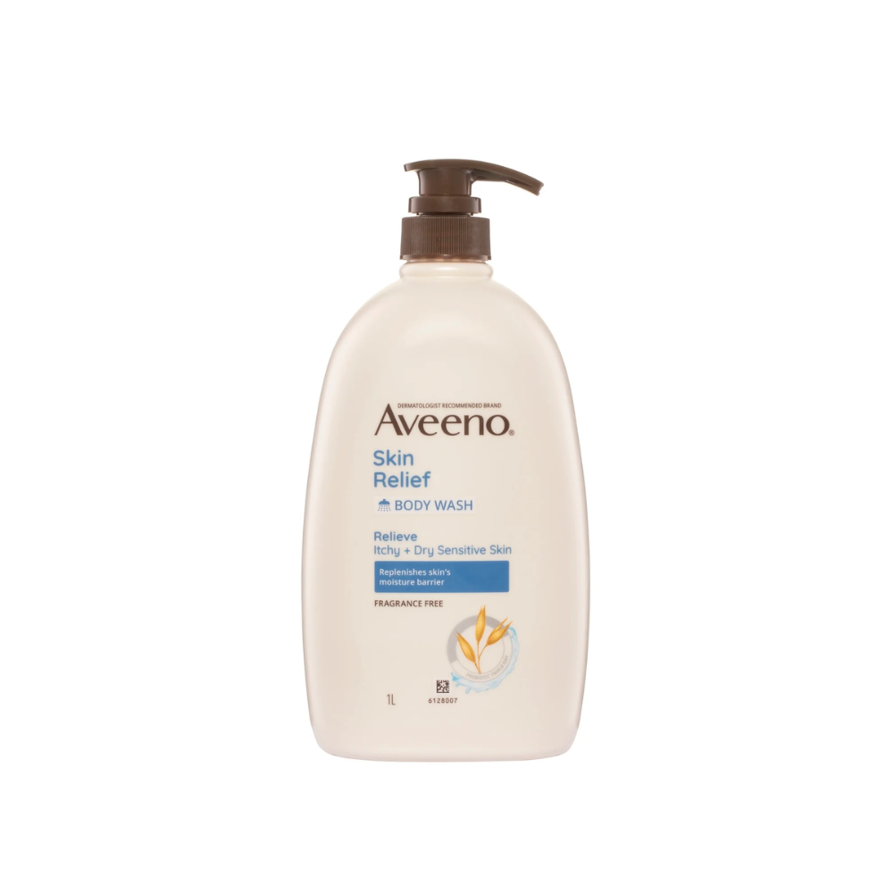 Aveeno Skin Relief Body Wash Fragrance Free, 1L