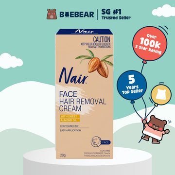 Nair Precision Facial Hair Remover Cream Sensitive, 20g