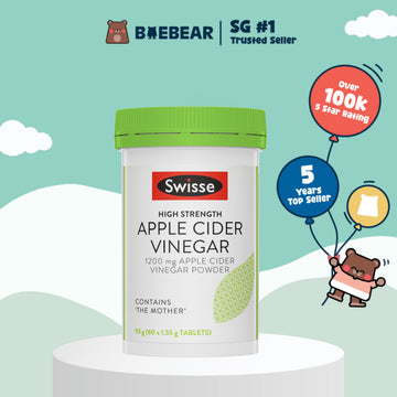 Swisse High Strength Apple Cider Vinegar, 60 Tablets