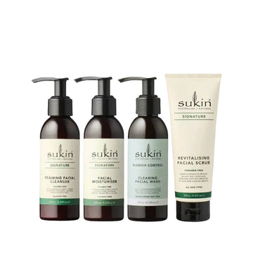 Sukin Faical Care Cleanser | Moisturiser | Scrub | Mist, 125ML