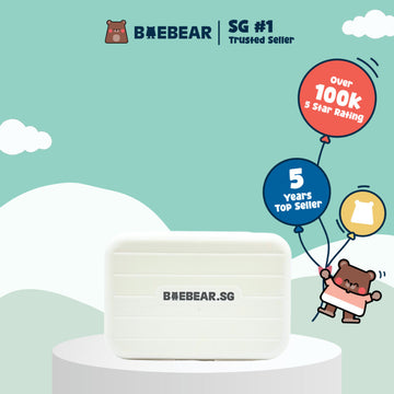 Baebear Medicine Pill Box, White | Pink | Yellow | White Green | Dark Green