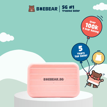 Baebear Medicine Pill Box, White | Pink | Yellow | White Green | Dark Green