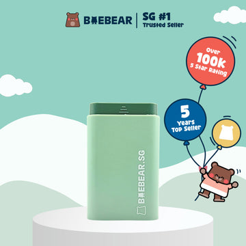 Baebear Medicine Pill Box, White | Pink | Yellow | White Green | Dark Green