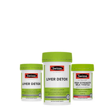 Swisse Ultiboost Liver Detox, 60 Tablets | 120 Tablets | 200 Tablets