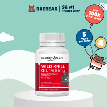 Healthy Care Wild Krill Oil 1000mg 60 Capsules | 1500mg 30 Capsules