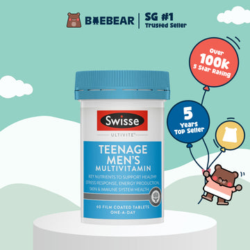 Swisse Ultivite Teenage Mens Multivitamin, 60 Tablets