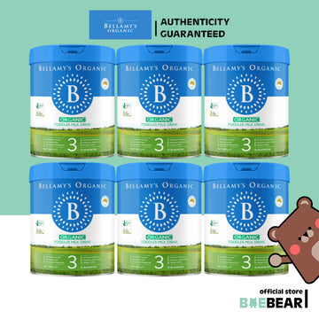 [NEW PACKAGING | Bundle of 6] Bellamy's Organic Toddler Milk Drink Step 3, 800g
