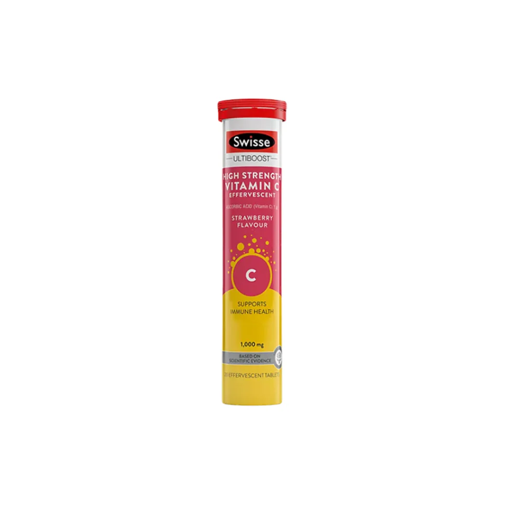 Swisse Ultiboost High Strength Vitamin C Effervescent, 20 Tabs | 60 Tabs