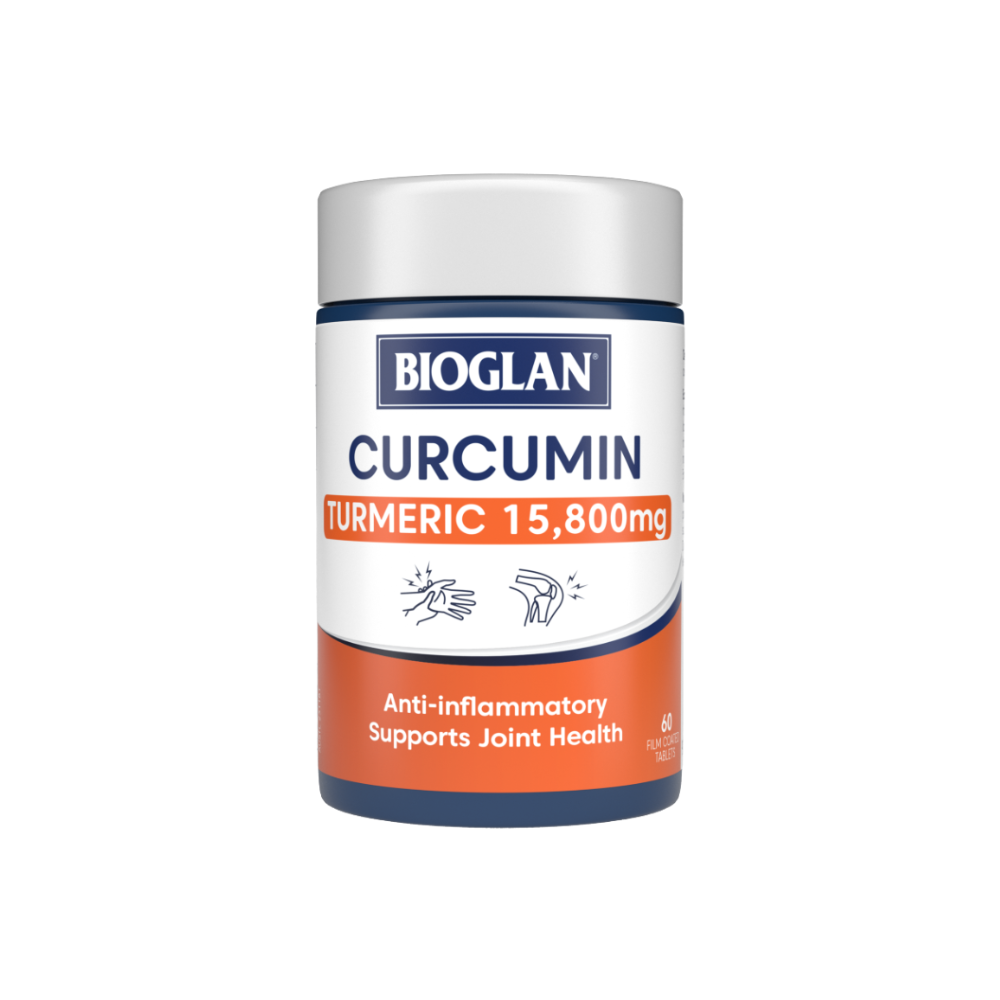 Bioglan Curcumin Turmeric 60 Tablets Anti-inflammatory Joint Health (SG)