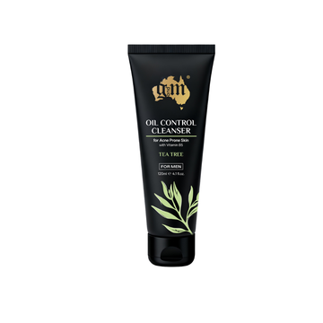 G&M Men's Tea Tree Oil Control Cleansing for Acne Prone Skin, 120ml