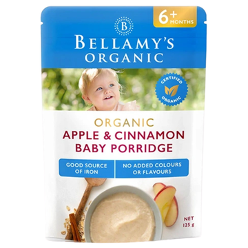 Bellamy's Organic Apple & Cinnamon Porridge 6 Month+