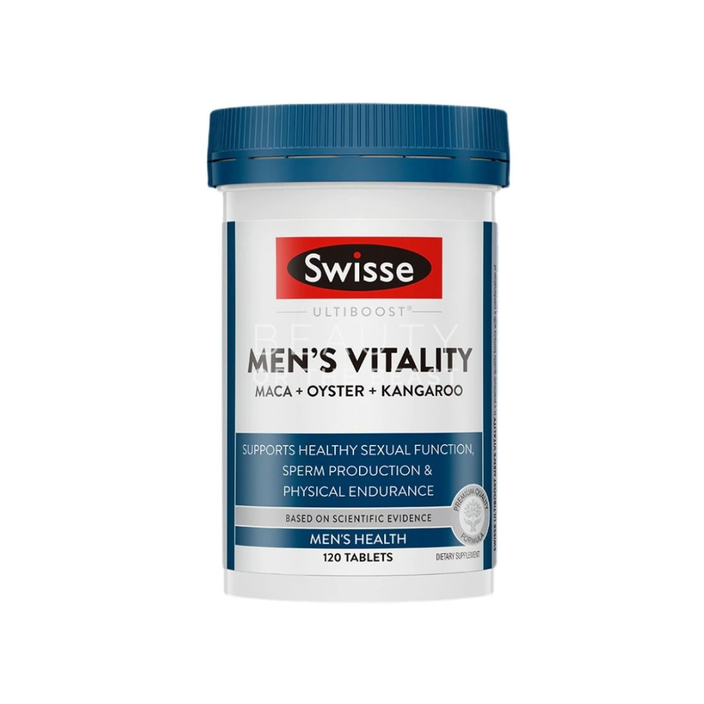 Swisse Men’s Vitality Maca + Oyster + Kangaroo, 120 tabs