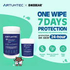 AirTumtec Long Lasting Self-Disinfecting Wipes, 80 | 40 sheets