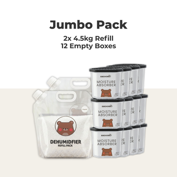 BAEHOME Dehumidifier All in One Sets, All Starter Pack | Jumbo Pack