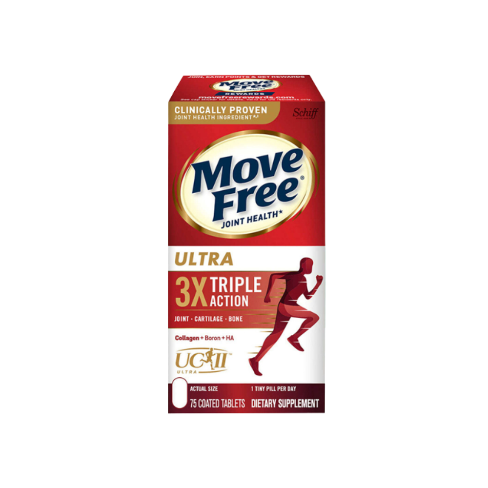 Schiff Move Free Ultra Triple Action Joint Supplement, 75 Tablets